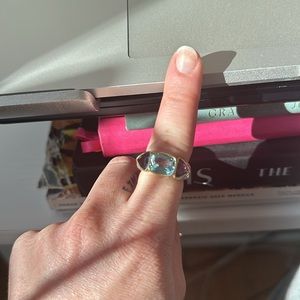 David Yurman three stone ring.